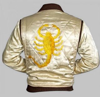 drive scorpion satin fitted ryan gosling movie jacket