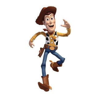 woody giant wall decal peel stick toy story time left