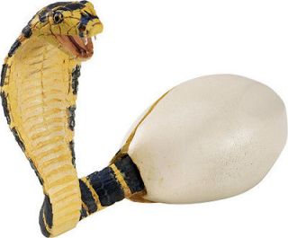 Safari Ltd. 258529 Cobra Hatchling Realistic Toy Snake with Egg 