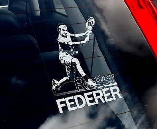 Roger Federer   Tennis Car Window Sticker   RF Switzerland Sign