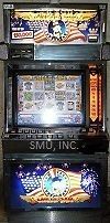   GAME COINLESS VIDEO SLOT MACHINE UNCLE SAM WITH LOTTERY BONUS