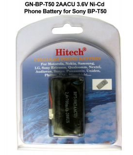 GN BP T50 3.6V 2AACU Ni Cd Phone Battery for Sony BP T50
