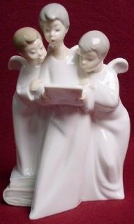 nao porcelaine angel trio choir figurine  99