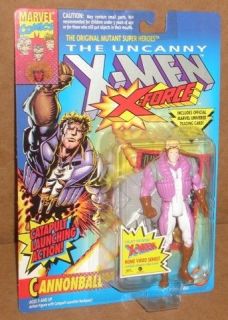 toy biz x force pink cannonball figure moc x men