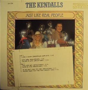 the kendalls promo lp just like real people 1979 nm
