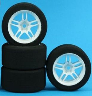 Foam tyres with wheels for Tamiya Mini M06 M01 M03 M05 HP Mini Pro I 