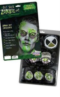 scary toxic zombie makeup kit halloween costume 60550 more options