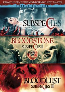 Subspecies Bloodstone Subspecies II Bloodlust Subspecies III DVD, 2010 