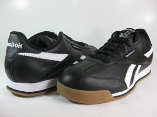 J88185 NEW MENS RUNNING CASUAL REEBOK CL SUPERCOURT SMOOTH BLACK/WHITE 