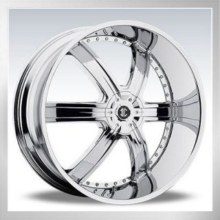 28 2Crave No.4 Wheels rims&Tires fit Chevy Cadillac GMC Nissan Tire 