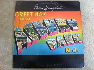BRUCE SPRINGSTEEN Greetings From Asbury Park lp vinyl Columbia 