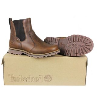 YOUTH 32726 TIMBERLAND ASPHALT TRAIL WATERPROOF LEATHER ZIP BOOTS