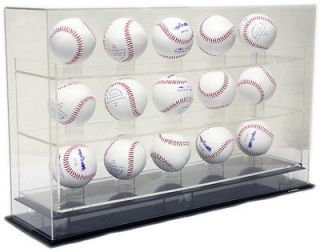 Newly listed NEW 15 BASEBALL MLB BALL DISPLAY CASE BOX CABINET