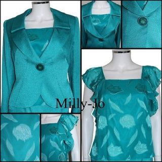   Usher Silk Mother of Bride Special Occasion Suit Outfit 10 Wedding