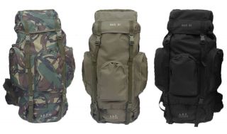 RMR 65L ARMY / MILITARY STYLE HIKING / OUTDOOR BACKPACK RUCKSACK 