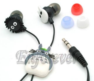 anime totoro 3 5mm headset earphone earbud hp722 from hong kong time 