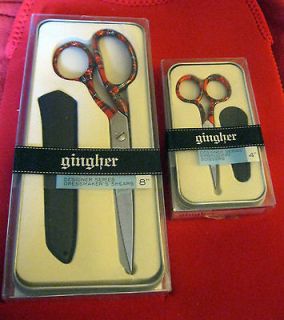 Gingher Designer Scissors   Mia set of 8 and 4 NIB! Mint Condition!