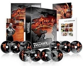 newly listed complete insanity workout full 13 dvd box set