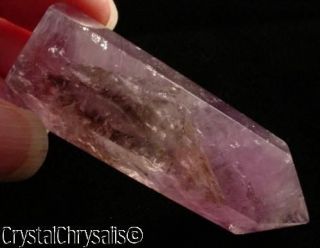 Beautiful Natural Pink Rose Quartz Crystal Obelisk Point Stone   44.5 