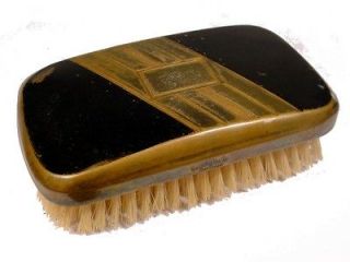   VINTAGE BRASS FINISH HAND VANITY CLOTHING BRUSH PRO PHY LAC TIC 4.5