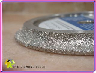 inch Diamond vacuum brazed 1/2 RADIUS (half bullnose) profile 