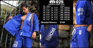 Moya Brand BLUE Dial Kimono Gi Size A2   BJJ, MMA, Jiu Jitsu Uniform