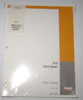 case 410 skid steer loader parts catalog manual book 7
