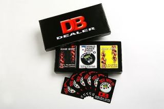 Dealer Button Timer set Includes 2 decks cards   card cover 