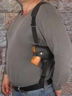   Leather Concealment Horizontal Shoulder Gun Holster for Glock 33 36 39