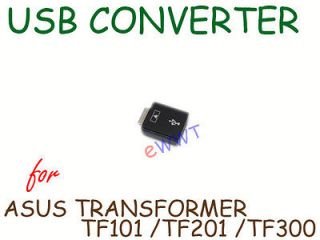 USB OTG Converter Adaptor Kit Black for Asus Eee Pad TF101 / TF201 