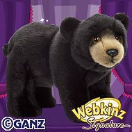 WEBKINZ Signature Collection Edition, Black Bear, New, Sealed Code