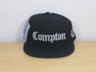 Starter x Gold Wheels Snapback Compton Black Silver Hat Cap