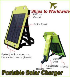Portable USB Solar Panel Charger For Mobile Phone GPS  MP4 Car 