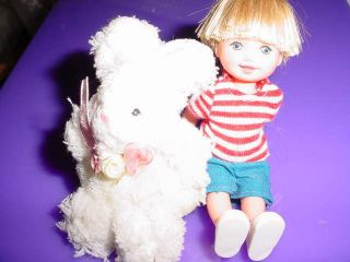 Barbie size accessory for Tommy Kelly 3 BUNNY RABBIT white FREE SHIP 