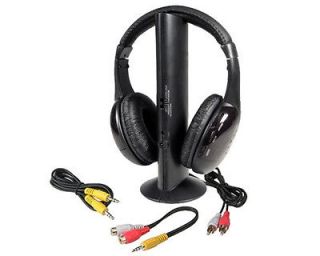 New 5 in 1 Wireless PC/Computer Headset Headphone w/Built In 