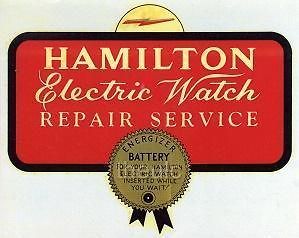 Newly listed HAMILTON ELECTRIC WATCH REPAIR SERVICE MANUALS WIND UP