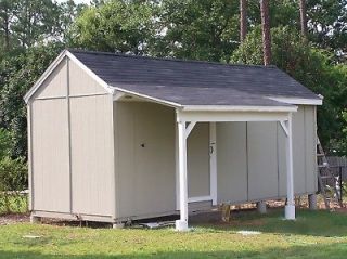 x23 storage shed with porch plans blueprints time left