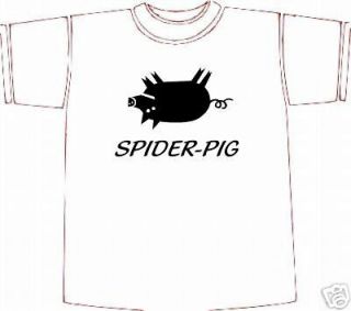 spider pig t shirt excellent choose size colour more options