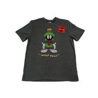 Mens Grey MARVIN THE MARTIAN Tee t shirt WHAT THA? NEW size S M L XL 