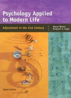   by Wayne Weiten and Margaret A. Lloyd 2005, Hardcover, Revised
