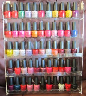 nail polish wall rack arylic holds up to 60 bottles