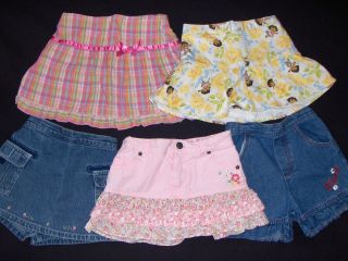   Denim Cotton Velvet Shorts/ Skirts/Skorts 18M 2T 3T 4T 5​T U Pick
