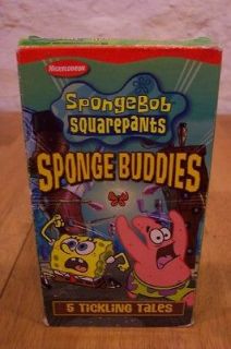 spongebob squarepants sponge buddies vhs video time left $ 15