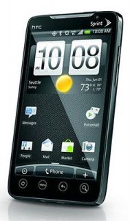 HTC EVO 4G ~ BLACK ~ unlocked & only only 4 months old !! + free 
