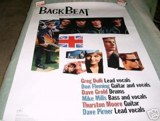 Backbeat Soundtrack Poster 1994 Original Poster Dave Grohl Stephen 