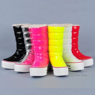   Fur 2 Platform Sneaker Snow Boots Black,White,Red,Pink,Green,Silv