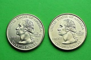 2004 P&D BU Mint State (FLORIDA) US Quarters (2 Coins)