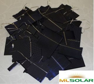 100 broken tabbed solar cells pieces diy solar panel time