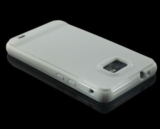   SOFT GEL TPU SILICONE CASE COVER FOR SAMSUNG I9100 GALAXY S 2 S2 White