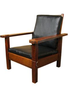 early stickley brothers morris chair mission oak w186 time left